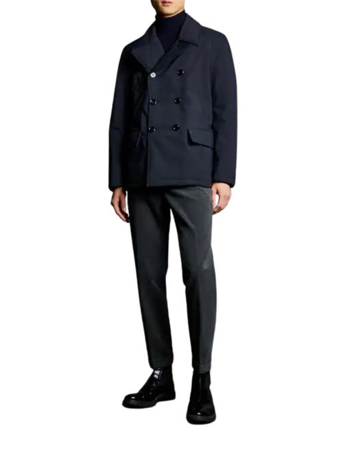 Cappotto Uomo blu con imbottitura in ovatta FAY | NAM07470450VAQU807